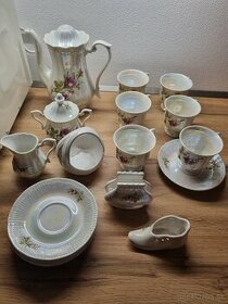 Kávový, čajový porcelánový servis - 1