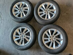 Elektróny Škoda 5x112, pneu 215/65 R17 M+S - 1