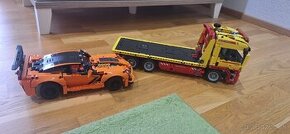 Lego technic odthahovka+navijak, plus corvette