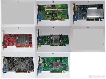 Predám AGP grafické karty - 1