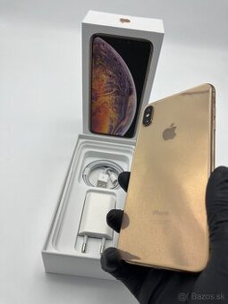  Apple iPhone Xs Max 256GB Zlatý | 89% Zdravie batérie 