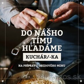 KUCHÁR NA OBEDOVÉ MENU