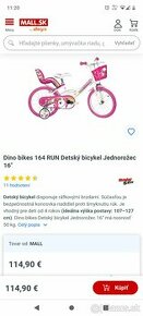 Ponúkané chlapcensky a dievčenský bicykel