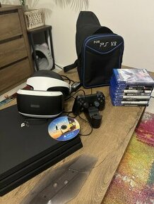 PS 4 PRO 1TB + VR + Hry