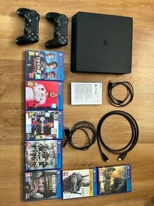 Sony Playstation 4 Slim 500GB + hry (PS4) - 1