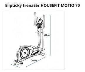 Elipticky trenažer HOUSEFIT MOTIO 70