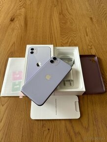 iPhone 11 64 gb Purple - komplet príslušenstvo, záruka