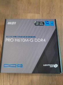 Nový MSI PRO H610M-G DDR4 Intel H610, Intel LGA1700 socket