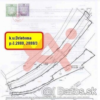 Bez maklérov predám zľavnený pozemok v lokalite Drietoma (ID - 1