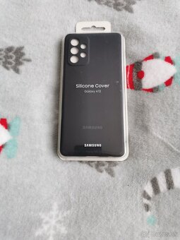 Obal zadný na Samsung A72 čierny originál