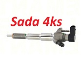 Sada 4ks vstrekovačov A2C3335190080, 166092452R, 166093282R,