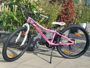 Dievčenský bicykel veľkosť 24 Hard Tail junior