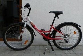dievčenský bicykel č kolies 24"