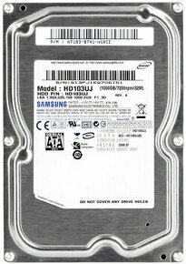 HDD Samsung 1TB model 103UJ - 1