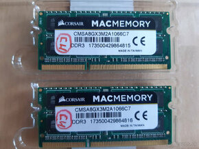 RAM 8GB(2x4GB) DDR3 SODIMM CORSAIR PC8500 APPLE MAC - 1