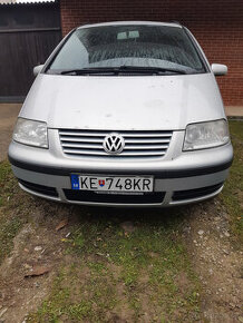 VW Sharan, 1,9TDI 85 kW, 7-miestny, r.v. 2001, 6-st. manuál