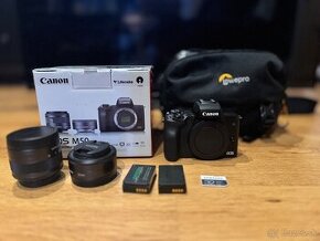 Canon EOS M50 + EF-M15-45 IS STM + EF-M22 STM