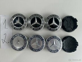 Mercedes Benz (new) stredove kryty 75mm - 65mm GLE,GLC,C,E,S - 1