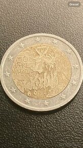 2€ minca pád Berlínskeho múru - 1