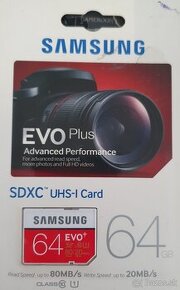 Samsung SDXC UHS-I 64gb EVO+