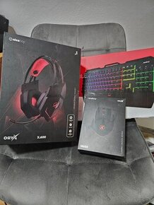 Niceboy Oryx Herný set klávesnica myš headset k600 m600 x600