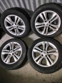 4ks alu disky orig. Nissan 5x114,3 R17 pneu 215/60 R17