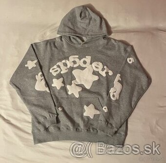 Sp5der beluga grey hoodie