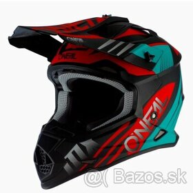 Prilba O'NEAL 2SRS, SPYDE 2.0 V.20 Black/Teal/Red