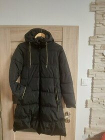 Dámska čierna zimná bunda dlhá, veĺkosť 38 Nenosena - 1