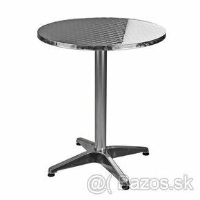 Bistro stolík 60 cm Alu