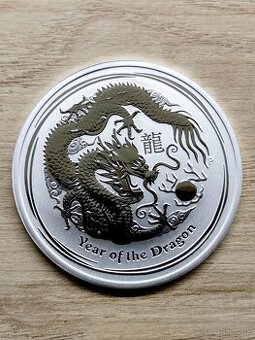 Lunar II. Rok draka 2012,  striebro 1oz 999