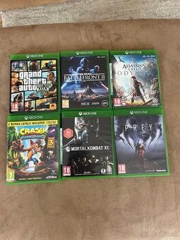 Hry na xbox one - crash, GTA V, Mortal Kombat