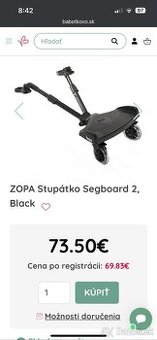 Zopa stúpatko Segboard 2 Black