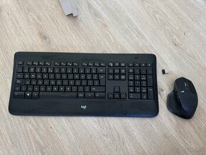 Logitech MX master + klávesnica k800