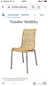 Ikea stoličky