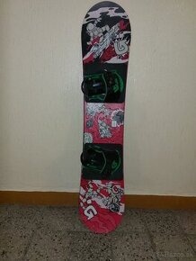 Snowboard Burton 120 viazanie Xs