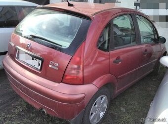 CITROEN c3 1.4 2004 Predám motor KFV, DVERE, KAPOTA, NÁRAZNÍ