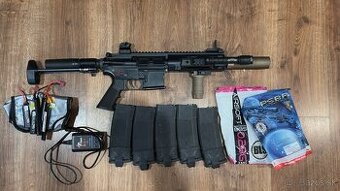 Predam Specna Arms HK416 PDW verziu s prislusenstvom