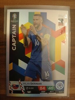 Futbalové kartičky TOPPS MATCH ATTAX EURO 2024 - SLOVENSKO