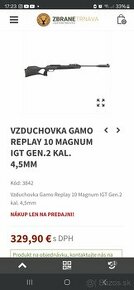 Gamo magnum replay 10 igt gen 2 4.5mm