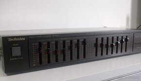 TECHNICS 2x7 pasmovy equalizer SH-8017, vyroba Japan - 1