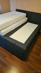 Manzelska postel boxspring - 1