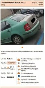 Skoda fabia pistacie