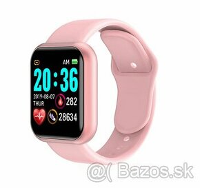 (IHNEĎ) Fitness Smart hodinky D20, ružové