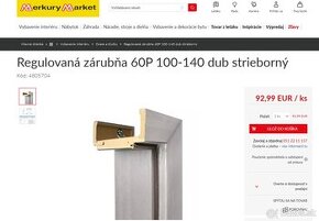 NOVÉ zabalené interiérové obložky (60 Pravé)