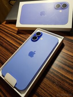 Nový - Apple iPhone 16, 256 GB, Ultramarine (MYEH3SX/A)