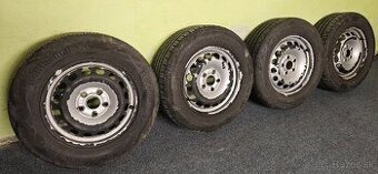 Plechové diely 5x112 R15 +Pneu 195/65R15 letné