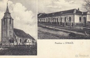 Predám pohľadnicu Straže - delená pri Šaštíne - 1938