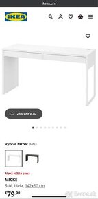 IKEA MICKE písací stôl