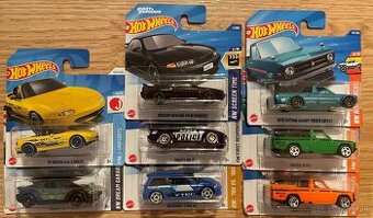 HotWheels Japonské autíčka